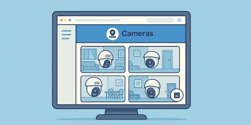 Gestion de caméras de surveillance